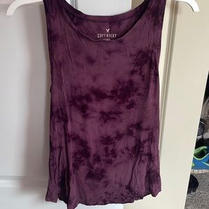 American eagle tie dye tank top